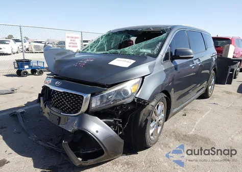 2017 Kia Sedona Sx Luxury z USA, uszkodzony, nr VIN KNDME5C15H6273061
